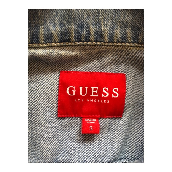 GUESS striped jean jacket - Picture 3 of 4